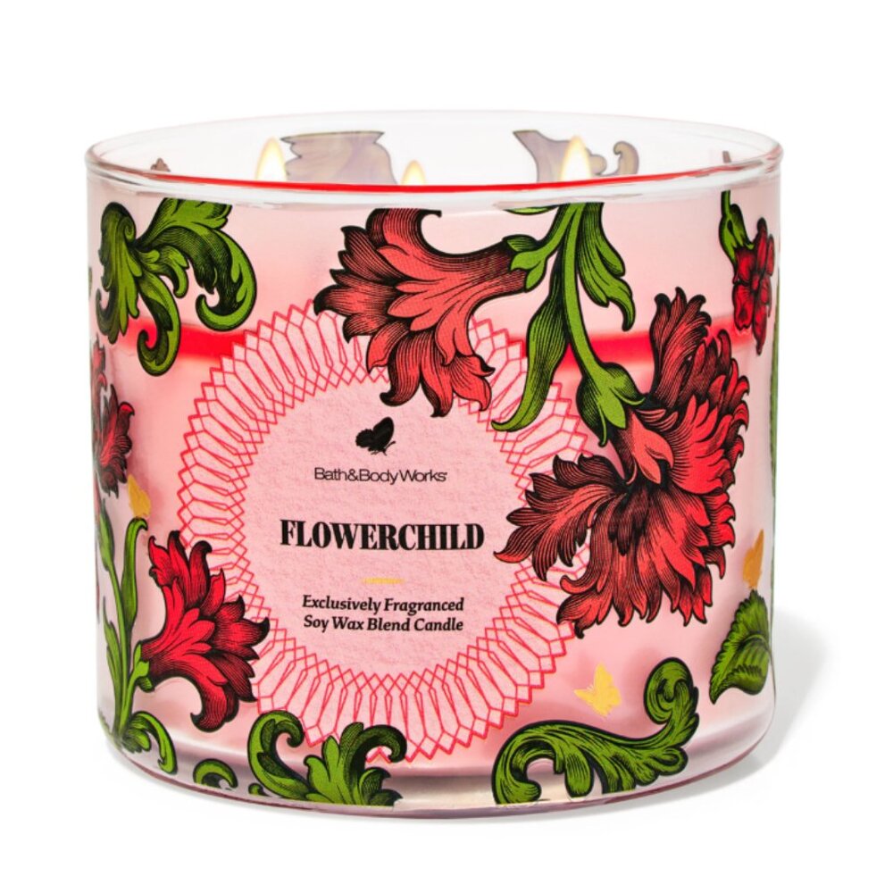 Bath & Body Works Flowerchild 3-Wick Candle